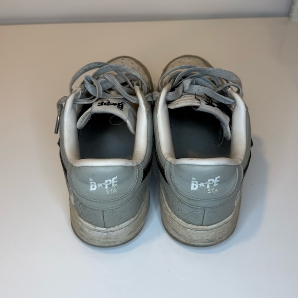 Bape Sta Low Grey Black - Picture 3 of 8